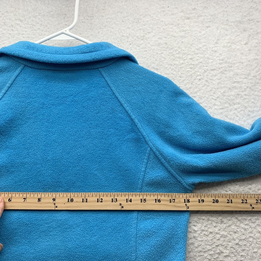 Columbia Fleece Jacket Youth Kids 14/16 Light Blue Full Zip Warm Soft Outdoors - Picture 8 of 11